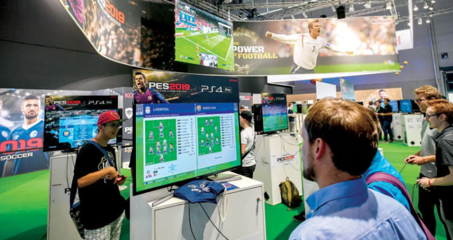 شاركت نحو 1000 شركة من 50 بلداً في دورة هذا العام من غيمزكوم في كولون بألمانيا (إ.ب.أ)