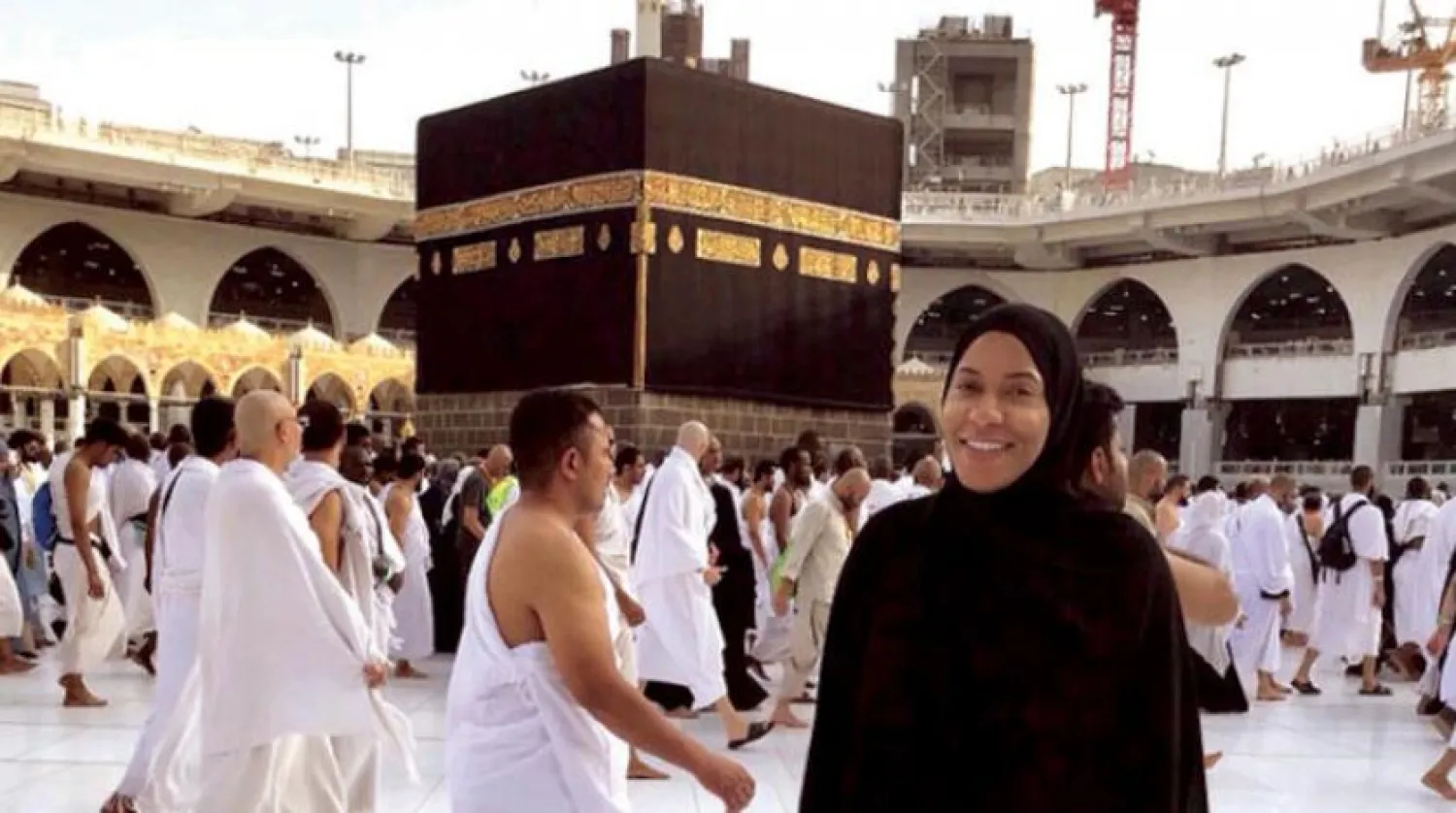 American Olympic fencer Ibtihaj Muhammad. (Asharq Al-Awsat)