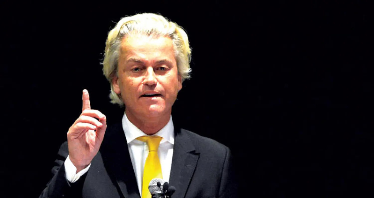 زعيم اليمين المتشدد خيرت فيلدرز («الشرق الأوسط»)