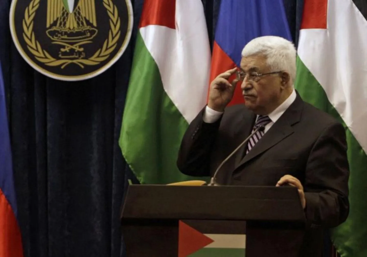  Palestinian President Mahmoud Abbas (Reuters)
