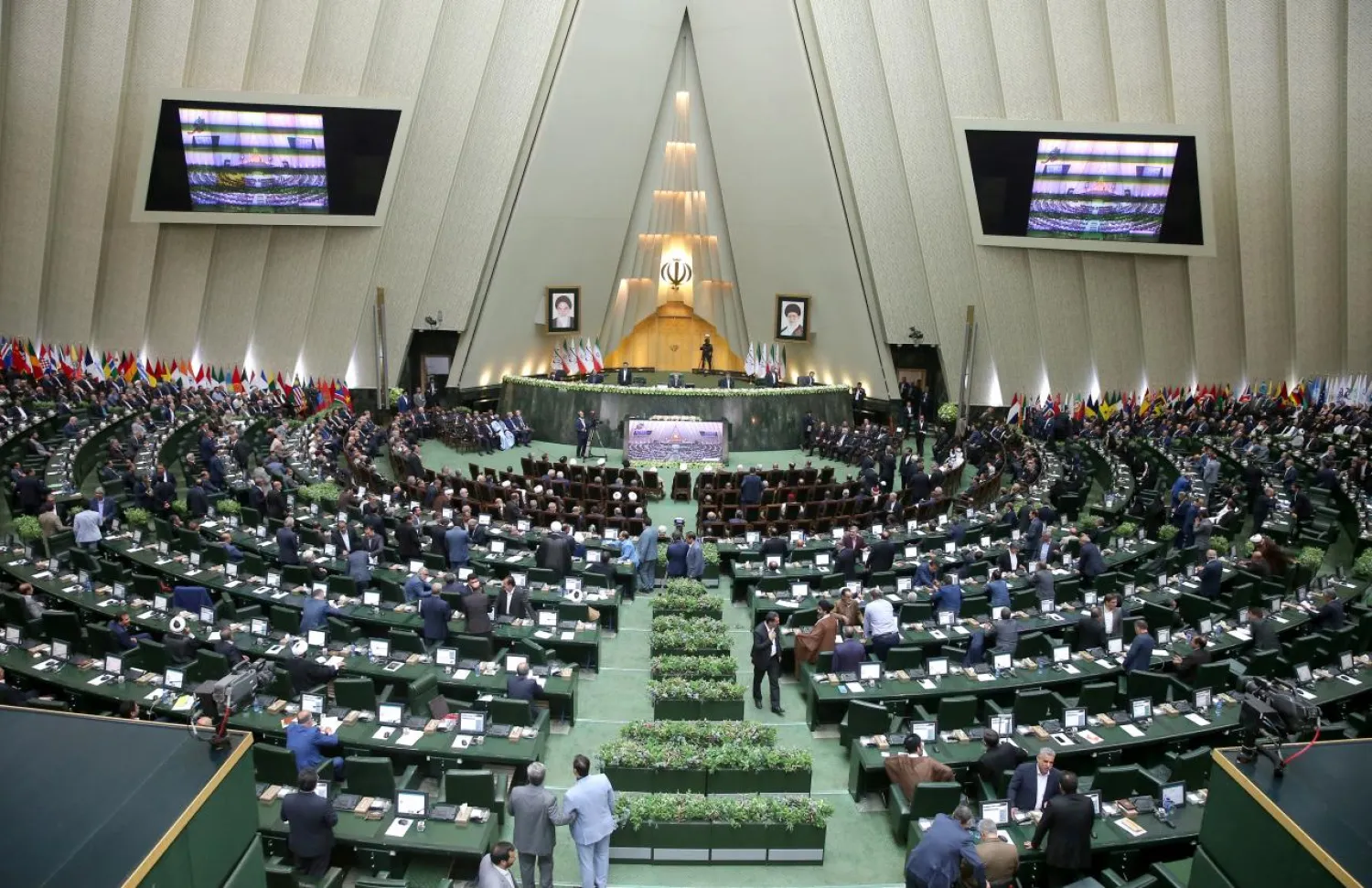 The Iranian parliament impeaches the minister of finance. (Reuters)