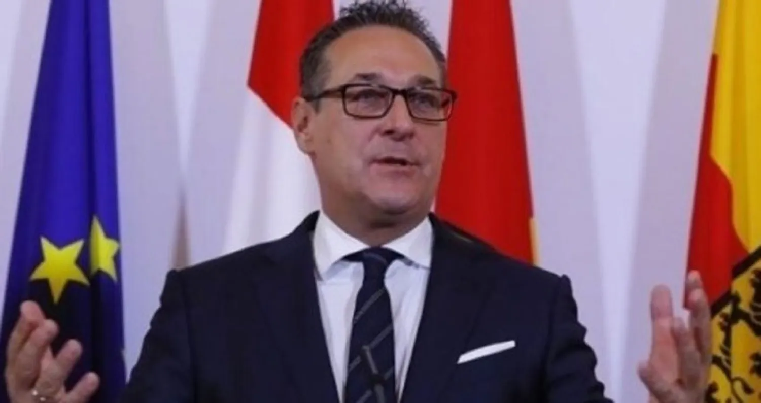 زعيم «حزب الحرية النمساوي» (إف بي أو) اليميني المتطرف، هاينز - كريستيان شتراخه.