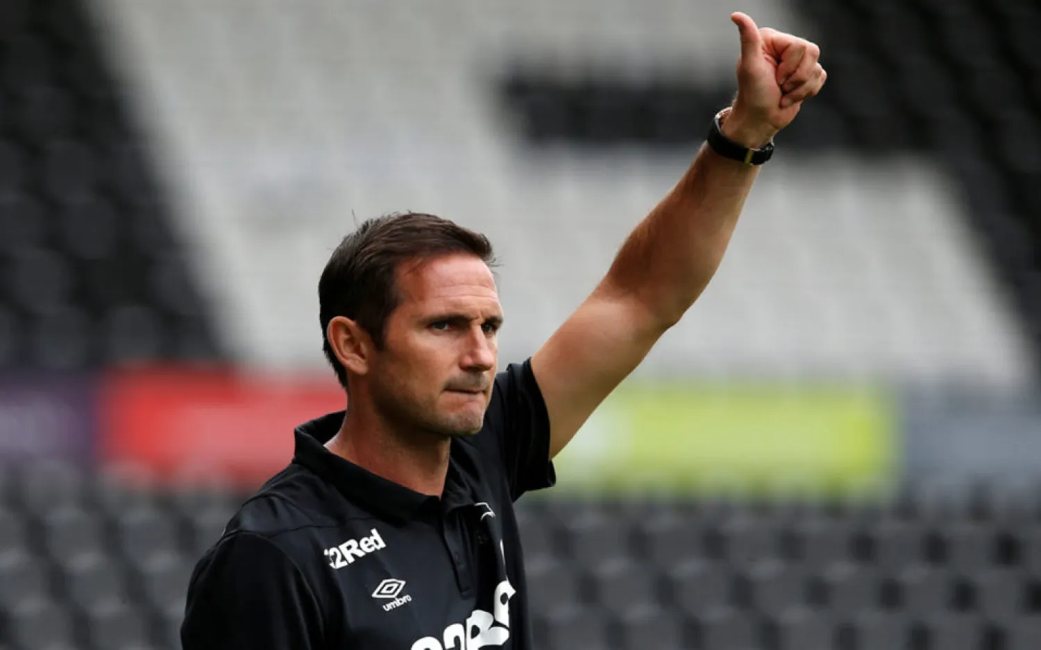 Derby County manager Frank Lampard. (Reuters)