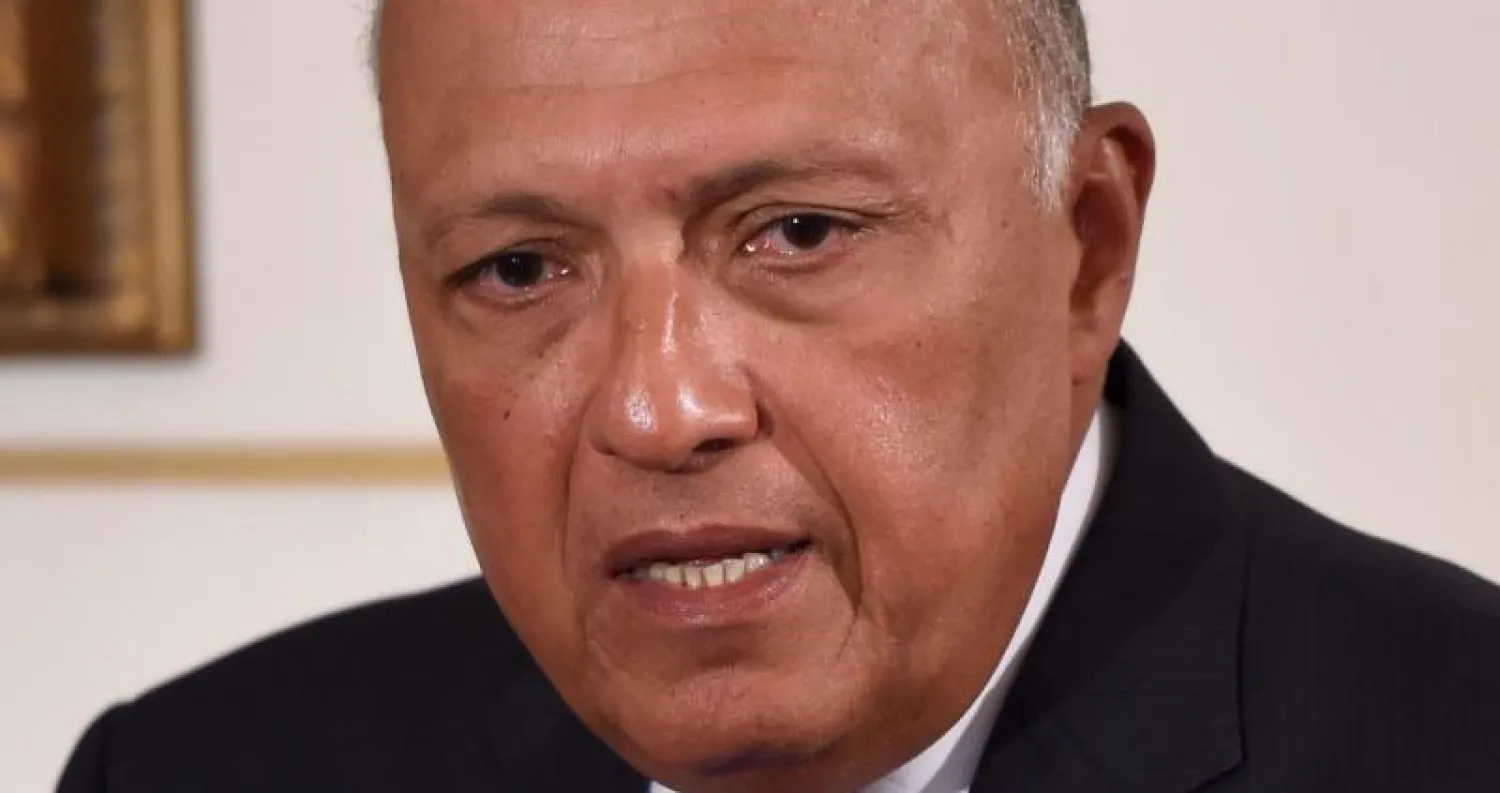 وزير الخارجية المصري سامح شكري (أ.ف.ب)