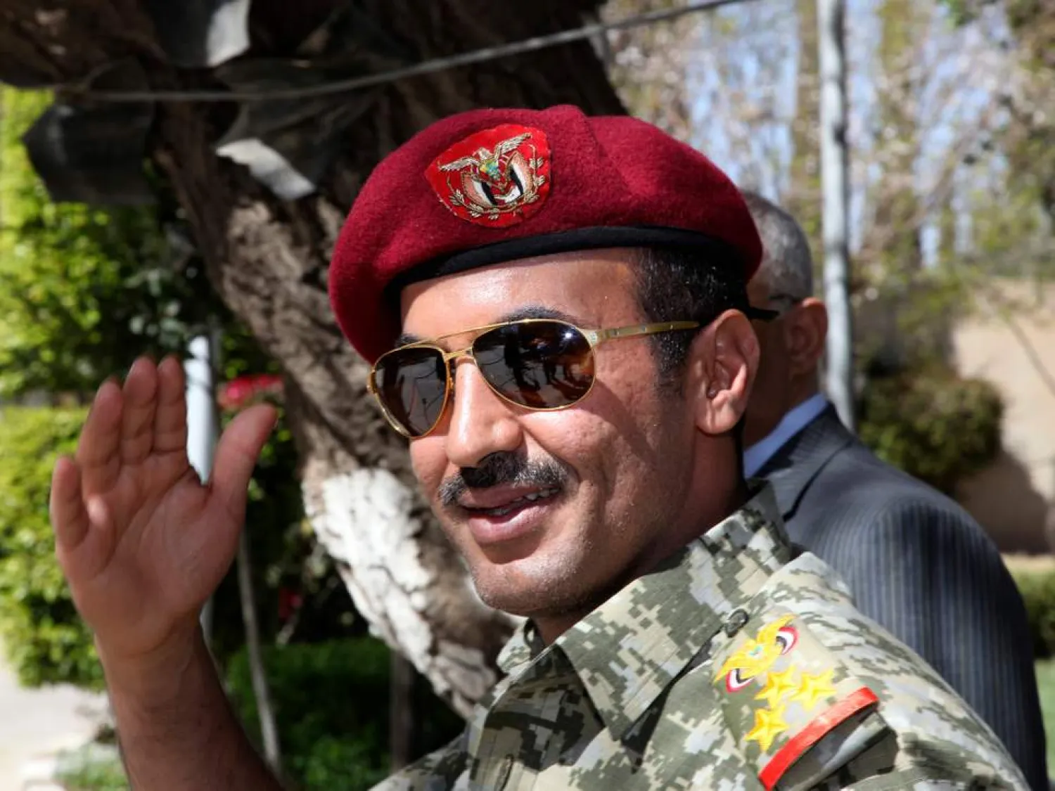 Ahmed Ali Saleh, the son of slain former Yemeni President Ali Abdullah Saleh. (Reuters)