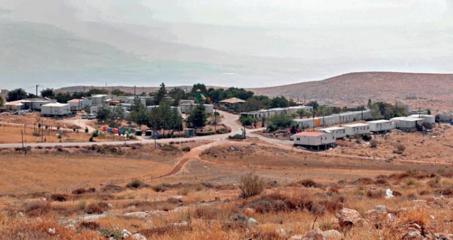 منظر عام لمستوطنة «متسبي كراميم» قرب رام الله التي أصدرت المحكمة قراراً بشرعيتها (أ.ف.ب)