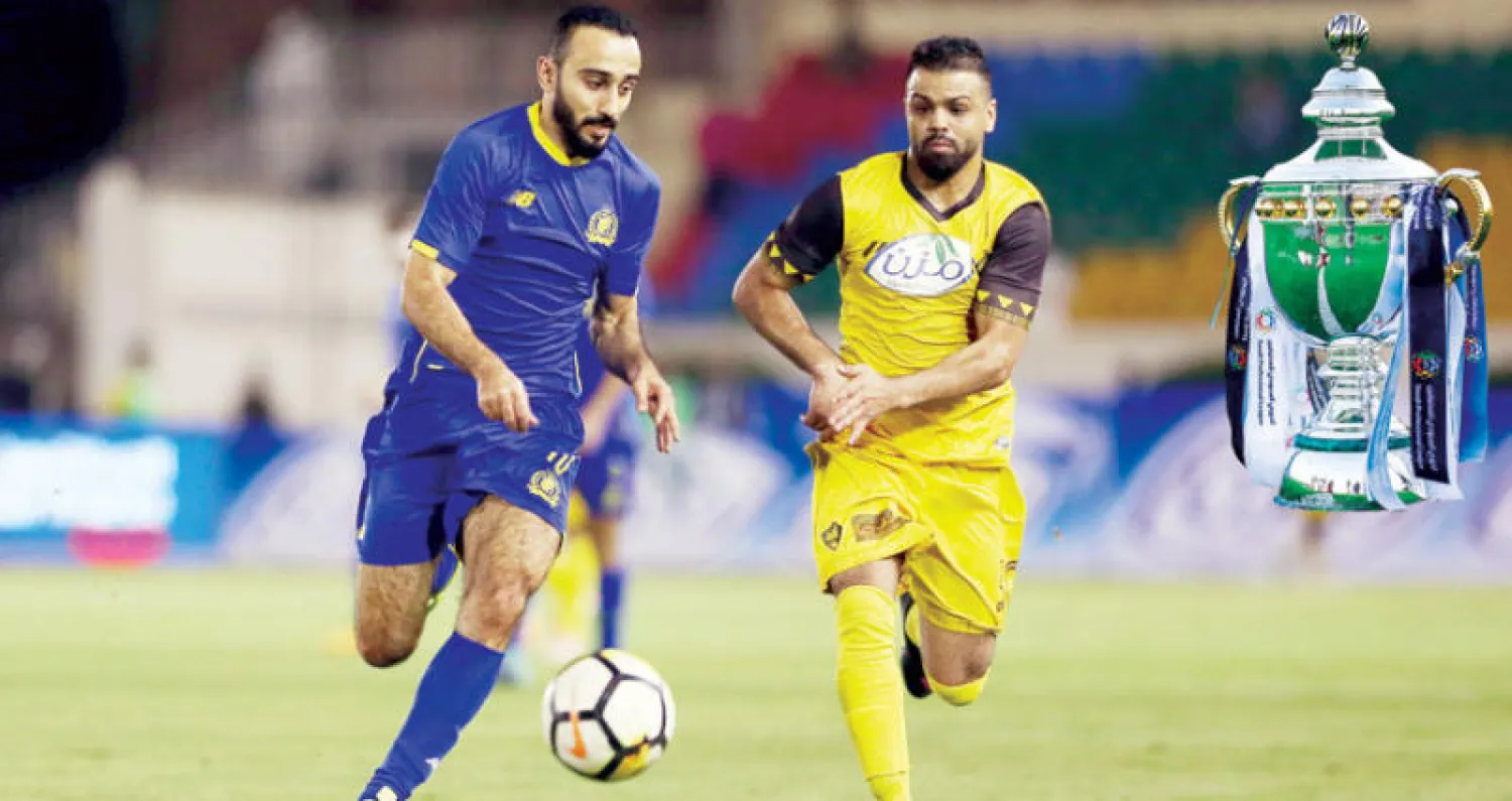أحد والنصر يلتقيان اليوم في افتتاحية الدوري السعودي للمحترفين (تصوير: عبد العزيز النومان) - بطولة الدوري السعودي ستتزين هذه المرة باسم كأس الأمير محمد بن سلمان («الشرق الأوسط»)