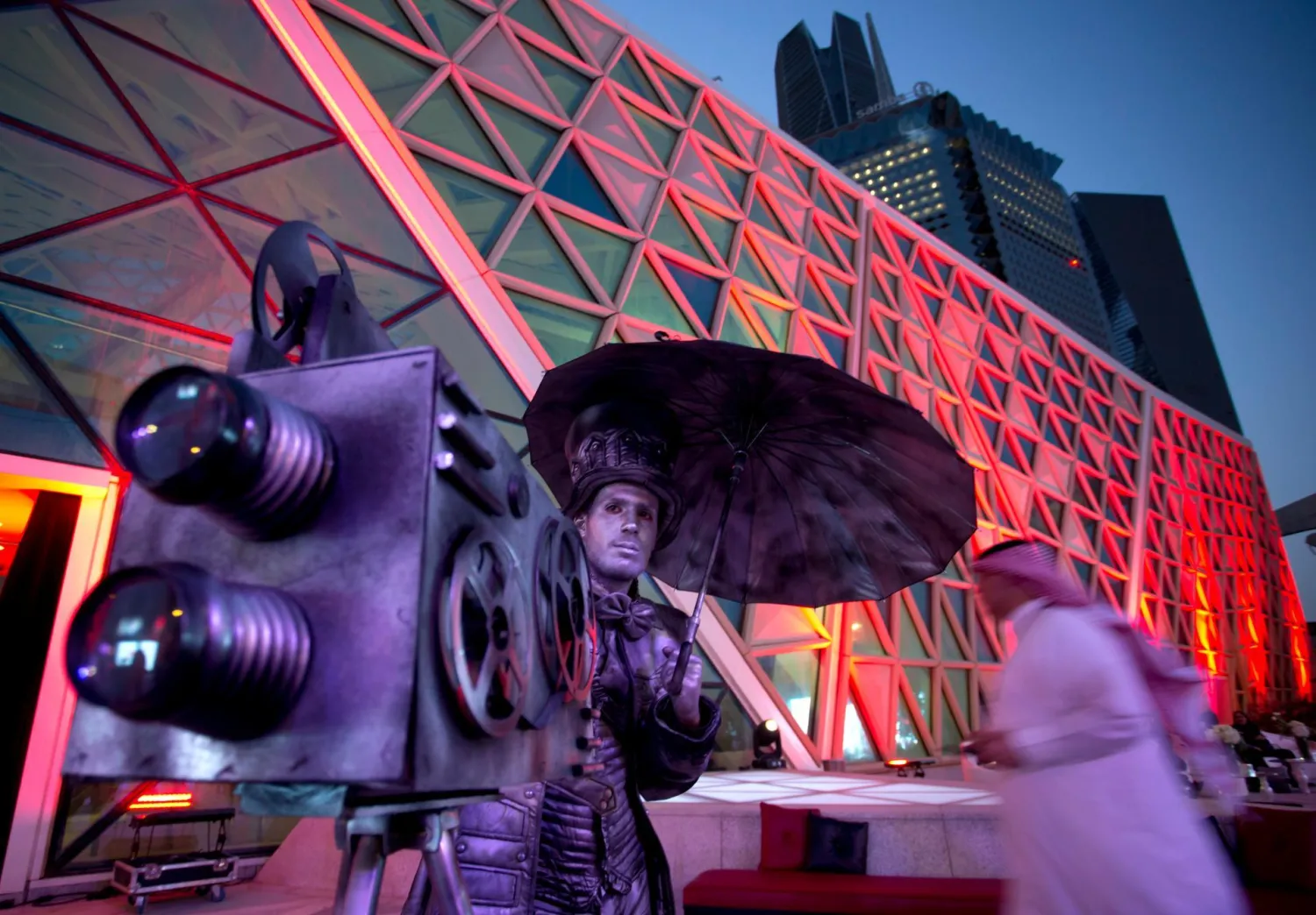 The Lux Entertainment Company is awarded with a license to operate a cinema in Saudi Arabia. (AP)