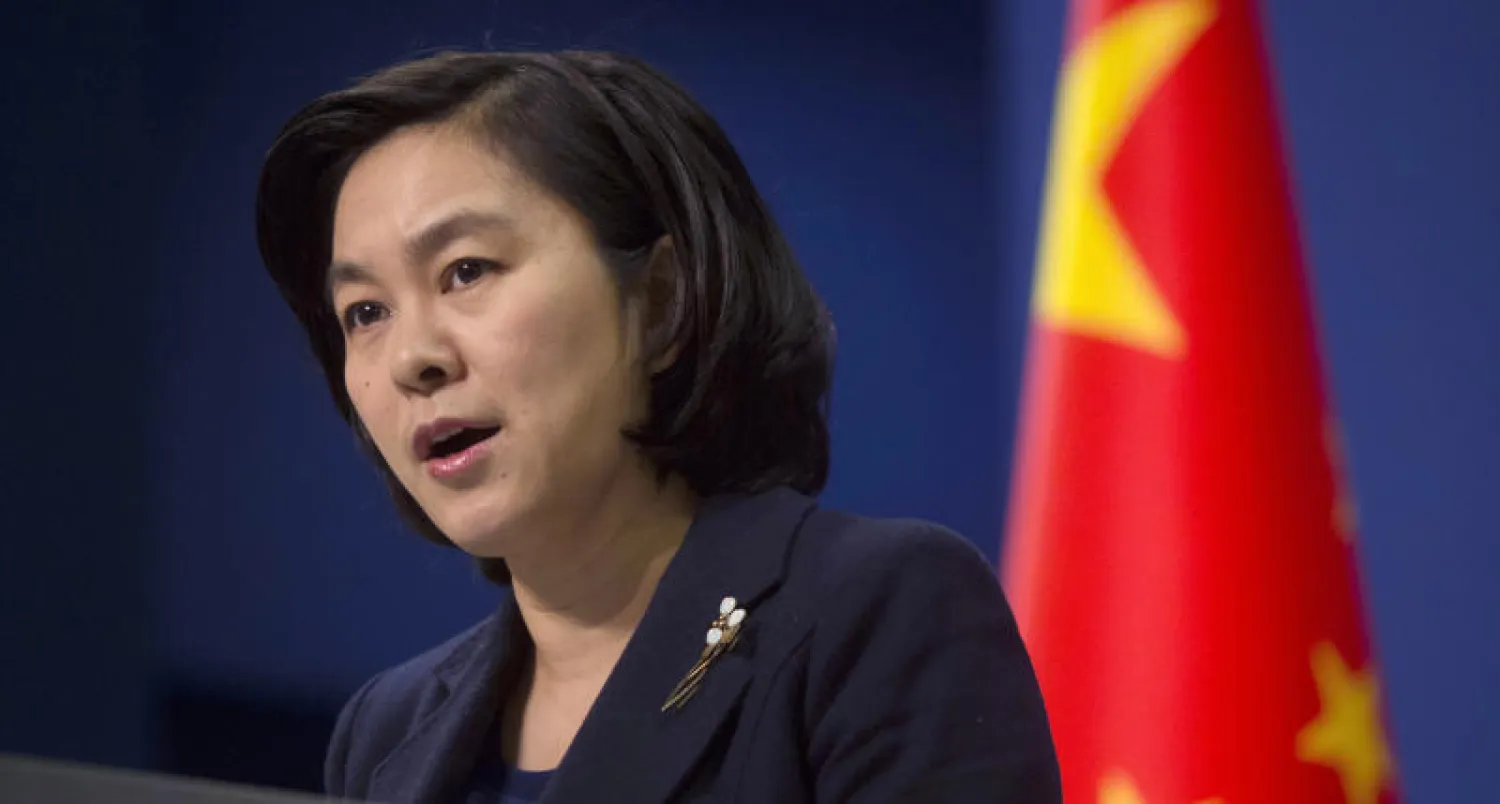 هوا شونيينغ المتحدثة باسم وزارة الخارجية الصينية (أ.ب)