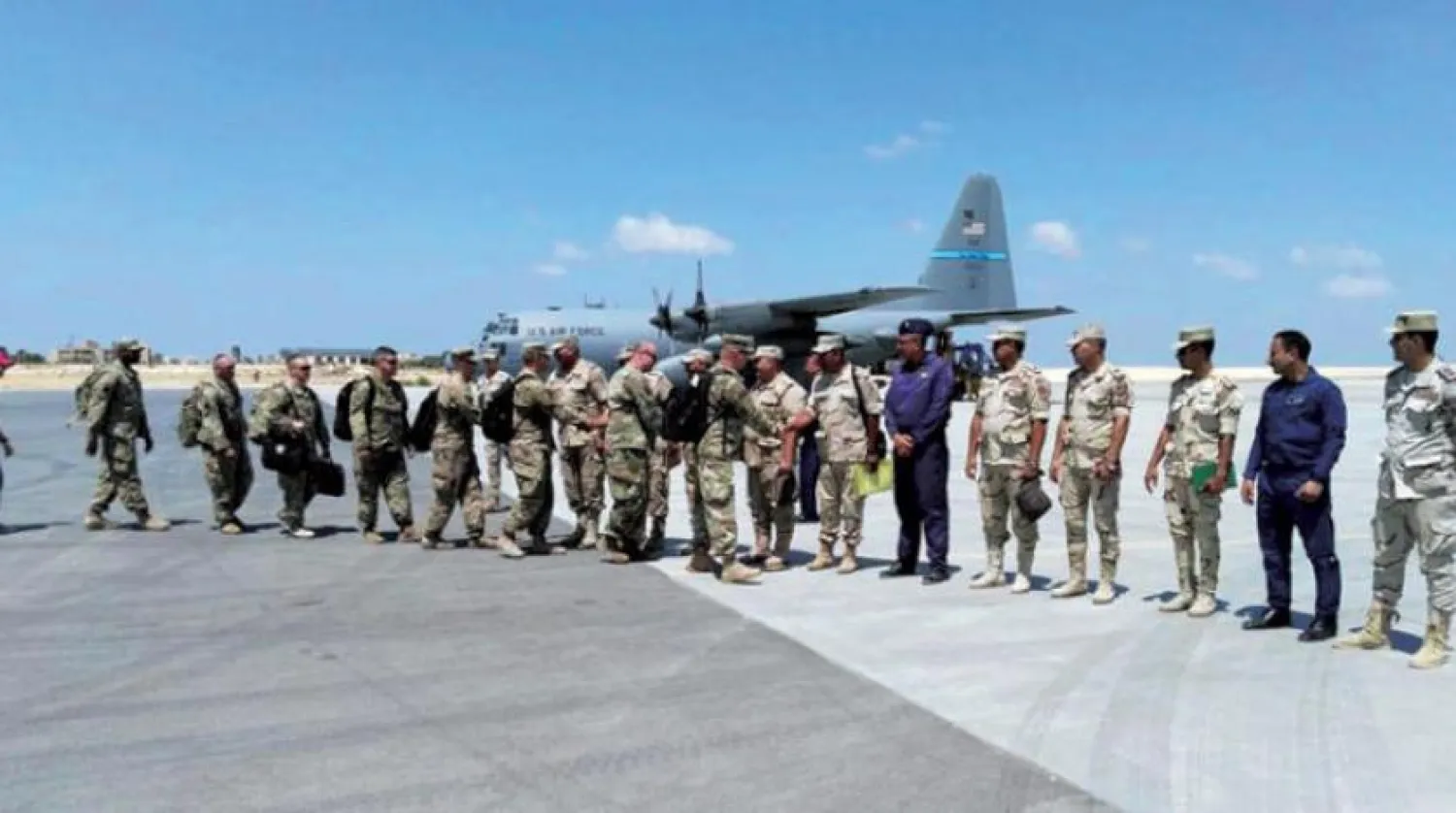US troops participating in the exercises Bright Star 2018 arrive in Egypt , Asharq Al-Awsat 