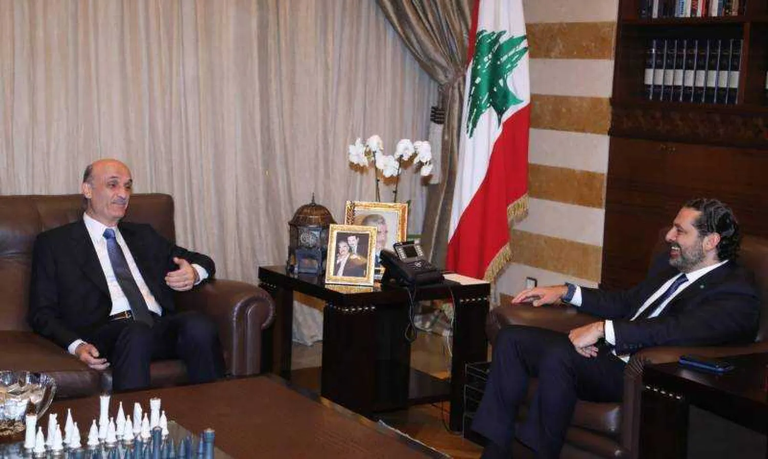 Geagea met with Hariri on Wednesday night/NNA