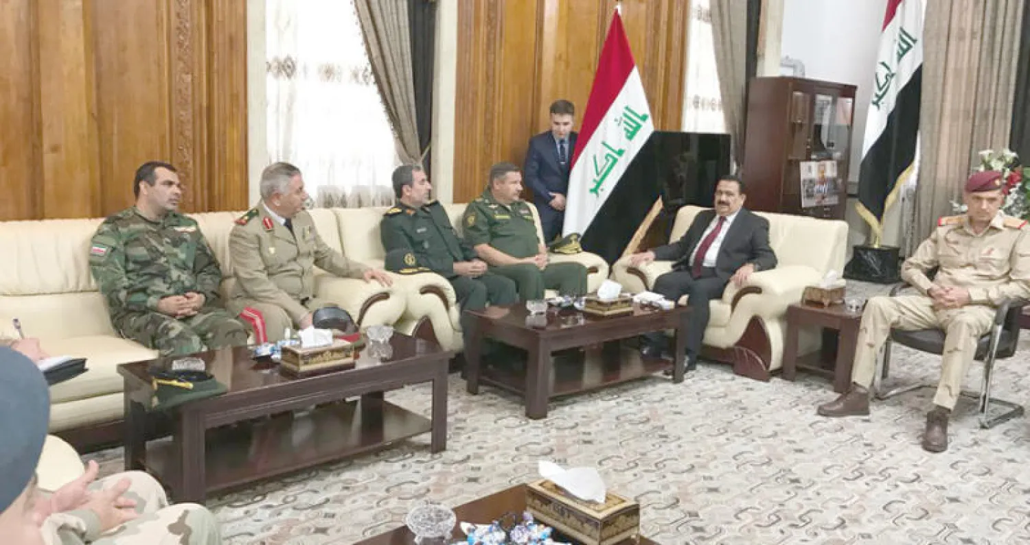 جانب من اجتماع وزراء الدفاع أمس (أ. ف. ب)