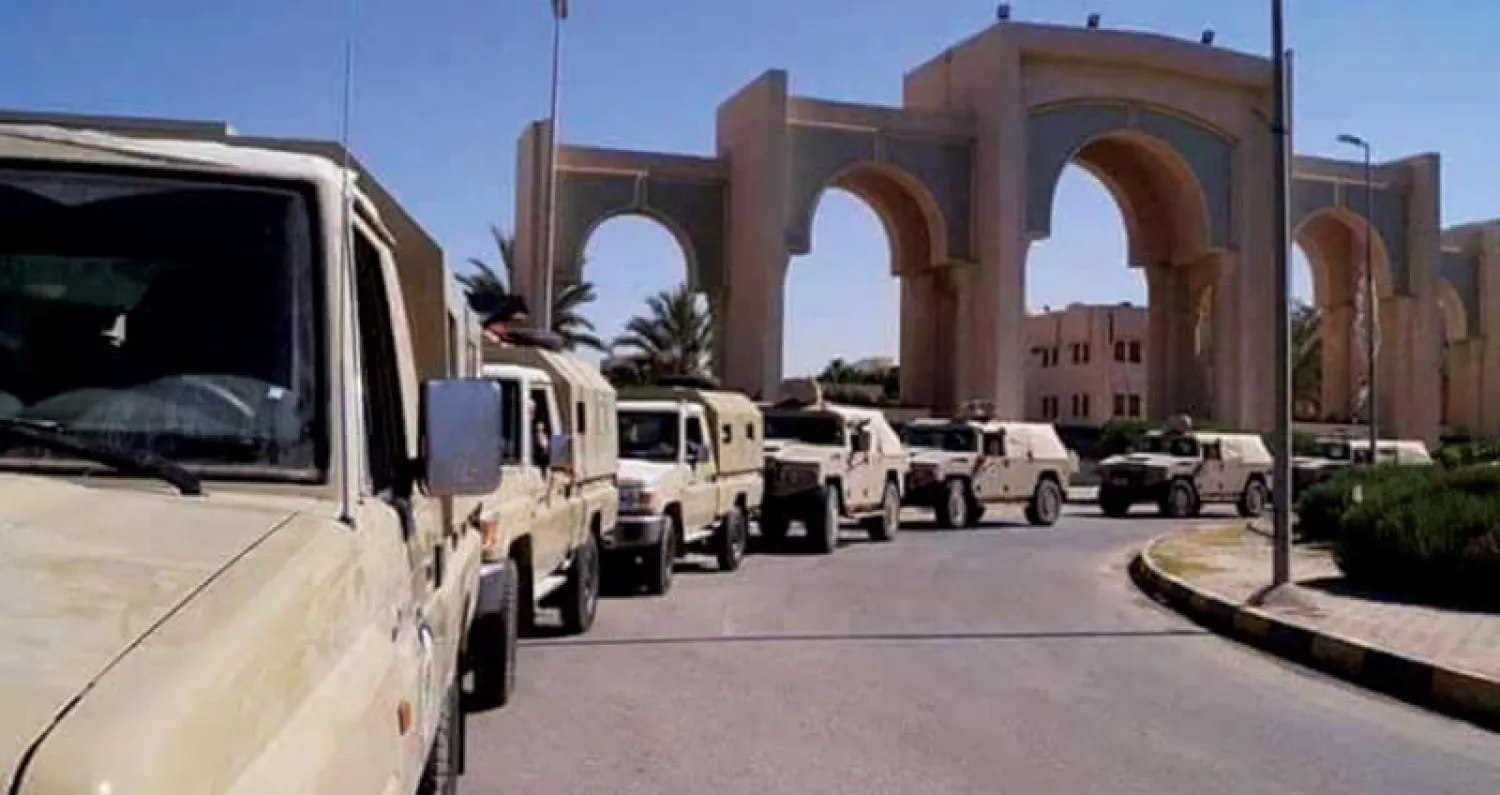 قوة الطرابلسي في غرب طرابلس أمس (فيسبوك)