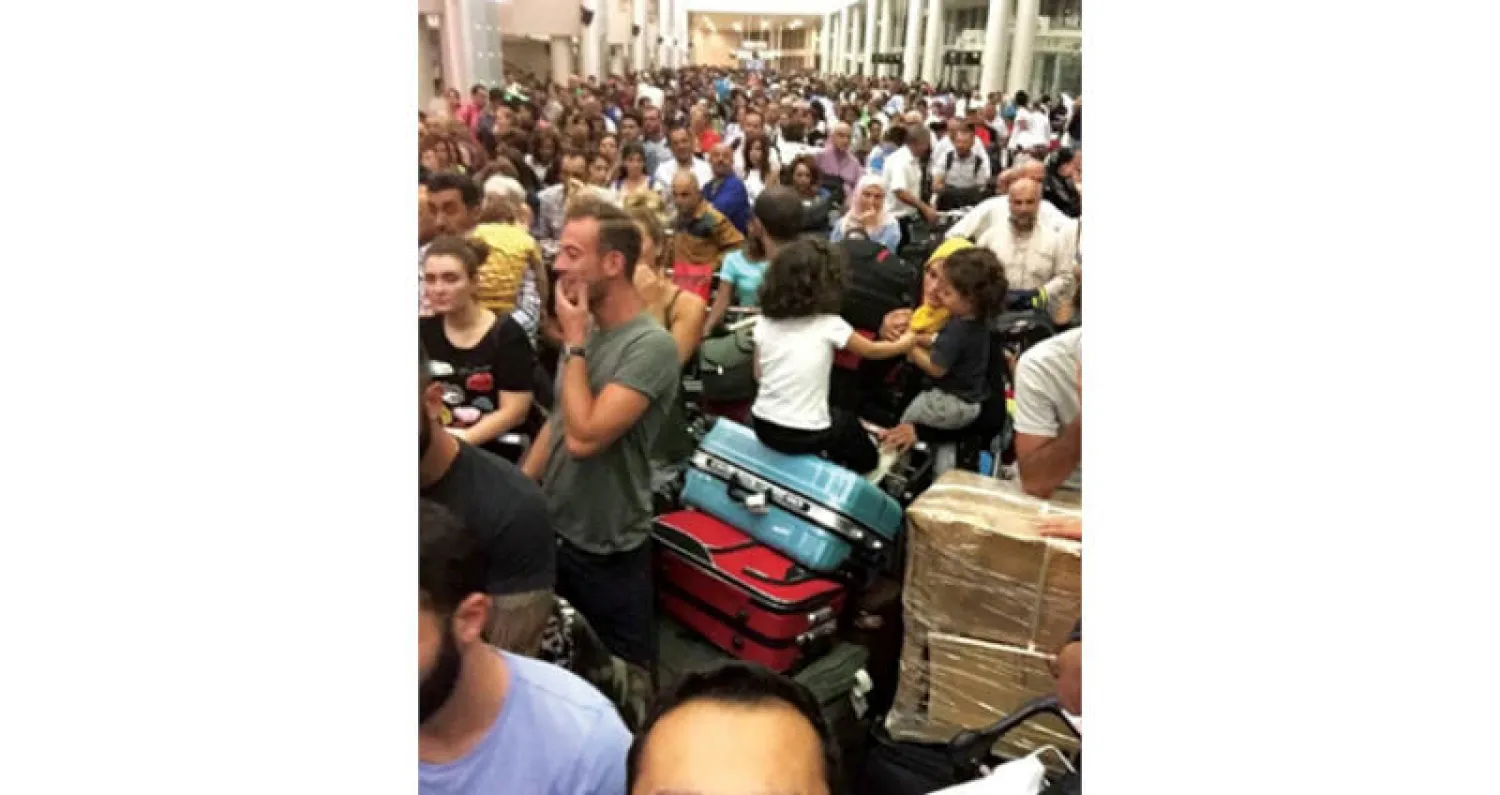 مطار بيروت يشكو الازدحام واستمراره بالعمل أشبه بمعجزة