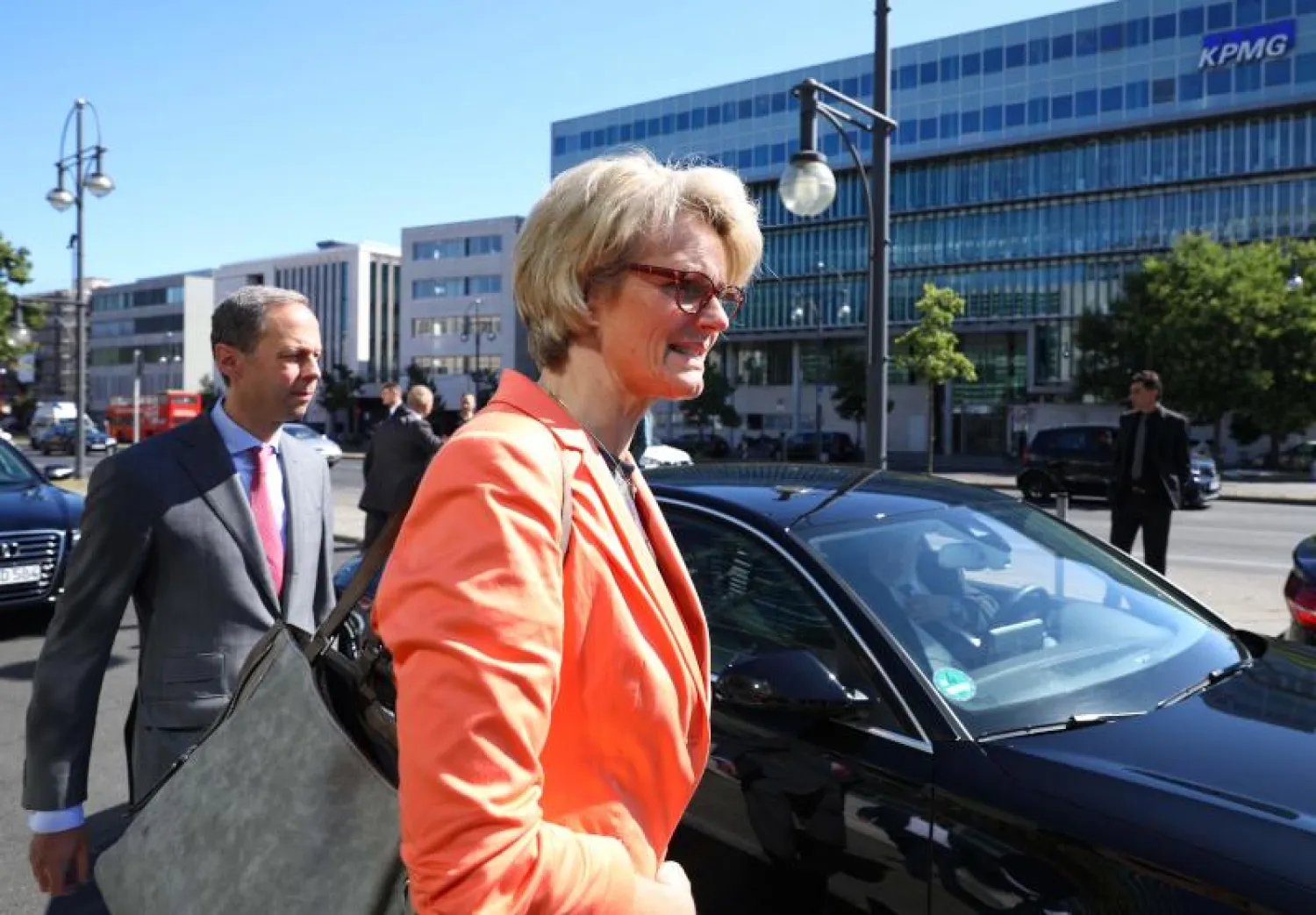 وزيرة البحث العلمي الألمانية آنيا كارليسك (أرشيفية - أ. ف. ب)