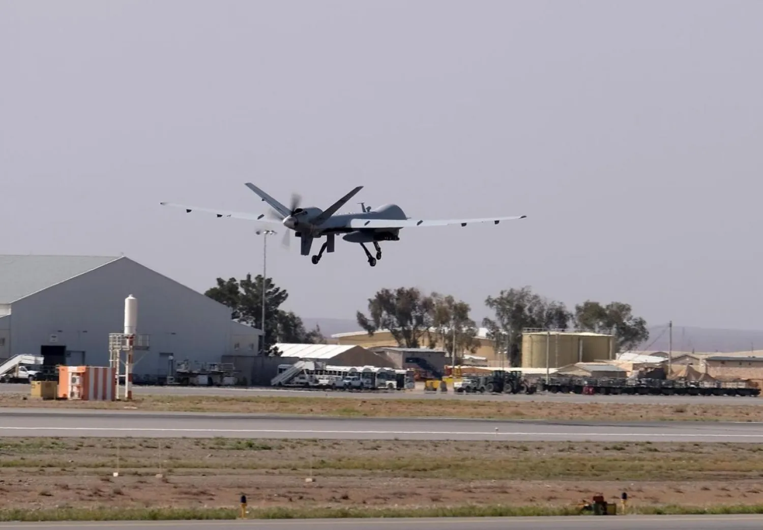 A US Air Force MQ-9 Reaper drone takes off from Kandahar Airfield, Afghanistan March 9, 2016. REUTERS/Josh Smith/File Photo