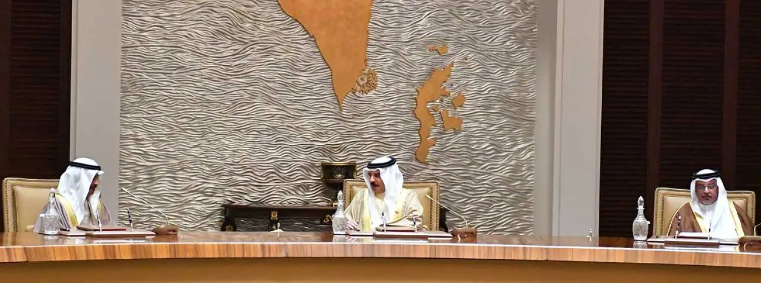 The King chairs a Cabinet meeting in Manama on Monday/Bahrain news agency