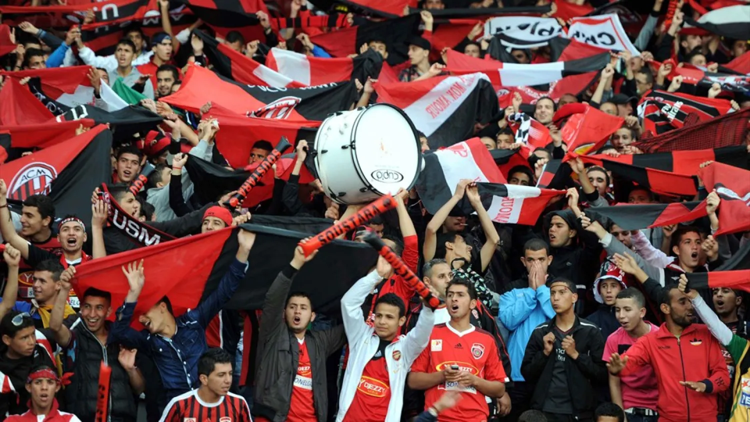 USM Alger fans. (AFP file photo)