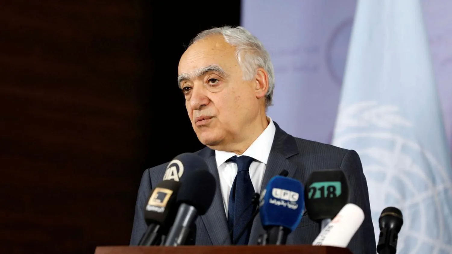 UN special envoy to Libya Ghassan Salame. (Reuters)