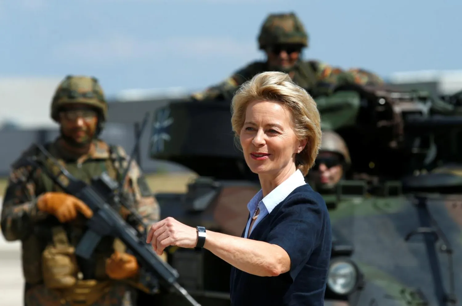 German defense minister Ursula von der Leyen. (Reuters)