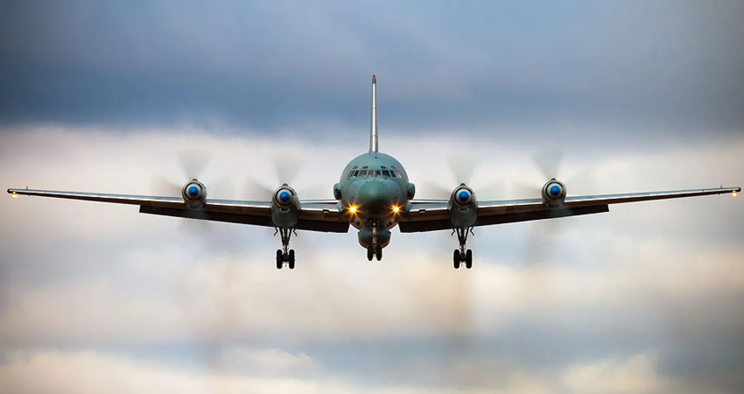 (طائرة استطلاع روسية من طراز إيل-20 (أ.ف.ب