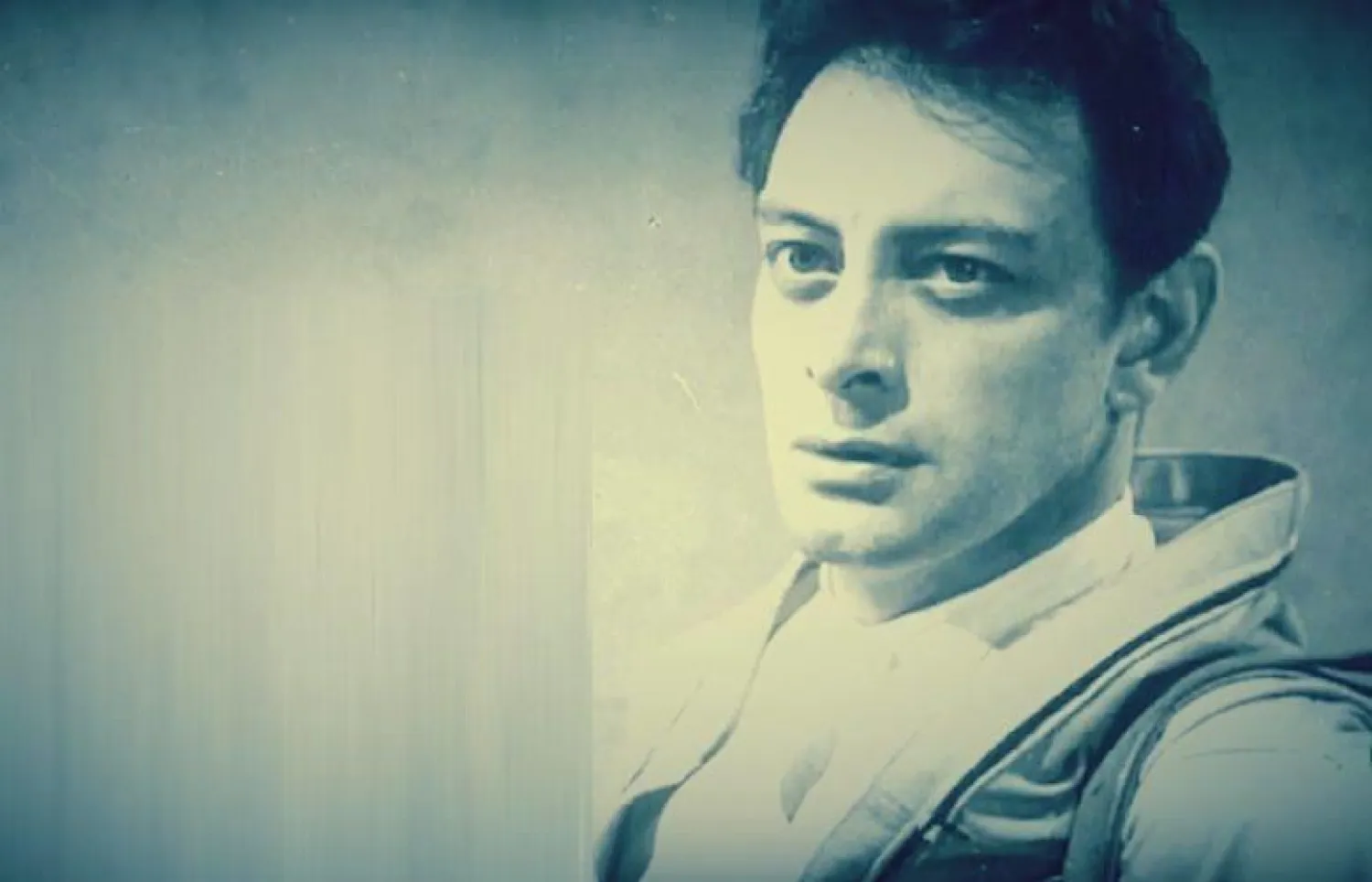 الفنان الراحل جميل راتب في شبابه (تويتر)