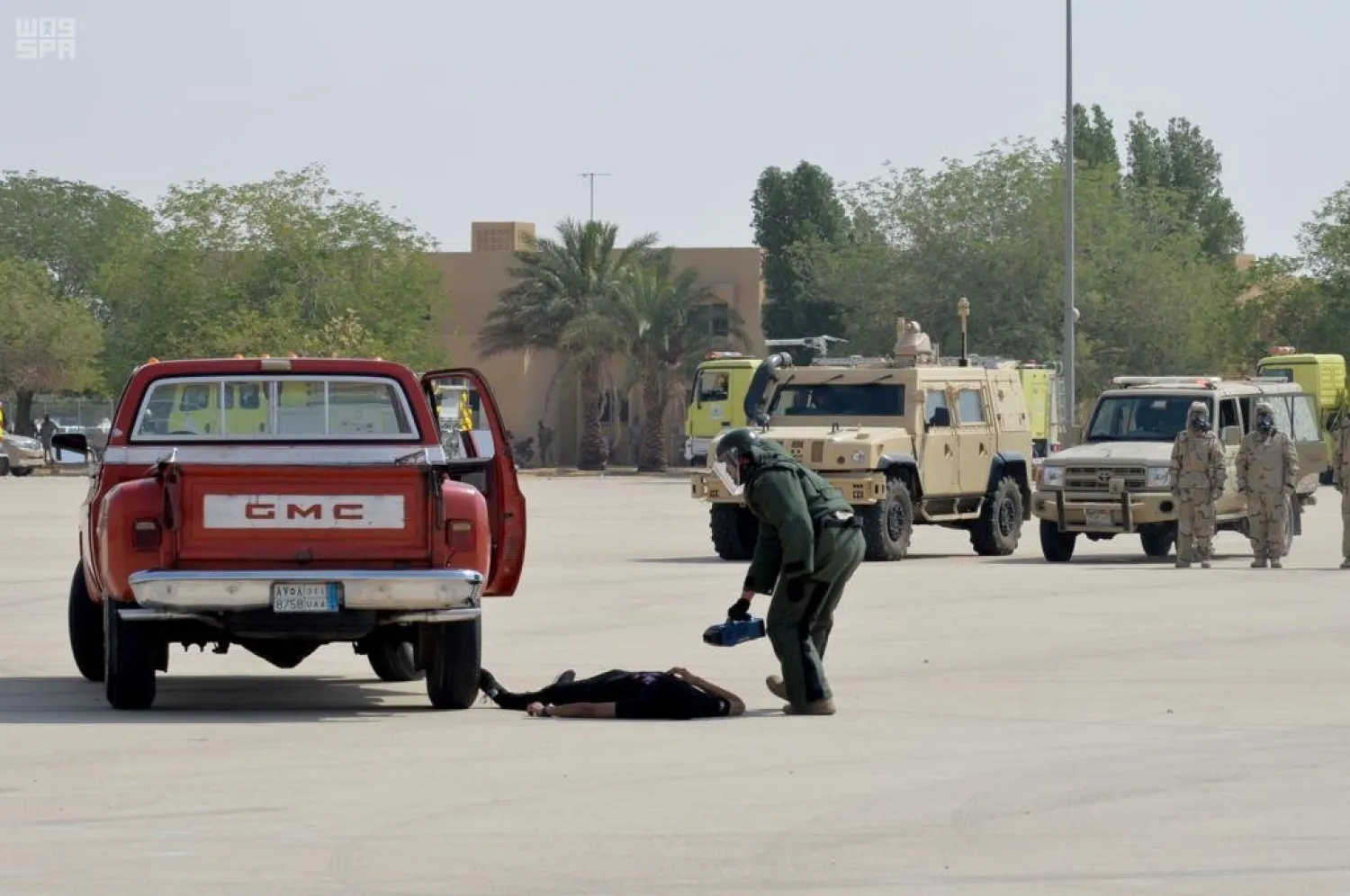 The Shield of Prevention 2 joint drill between Saudi Arabia and the US conclude at the Prince Sultan Air Base. (SPA)