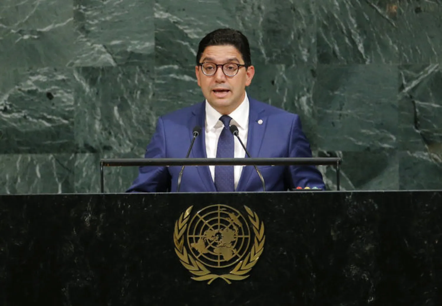 Morocco's Foreign Affairs Minister Nasser Bourita. Eduardo Munoz/ Reuters