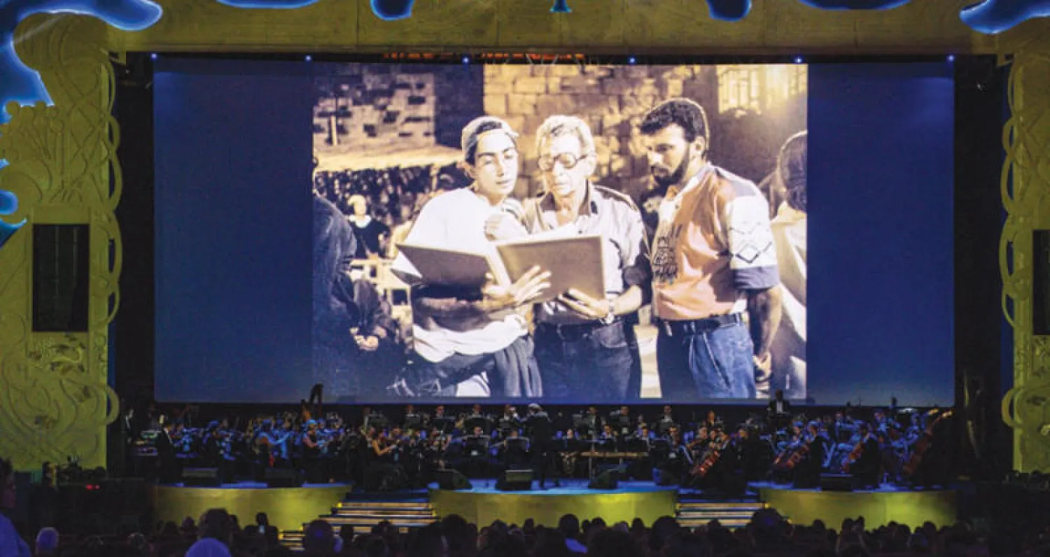 حفل موسيقى أفلام يوسف شاهين بمهرجان الجونة شهد إقبالا كبيرا (إدارة مهرجان الجونة)