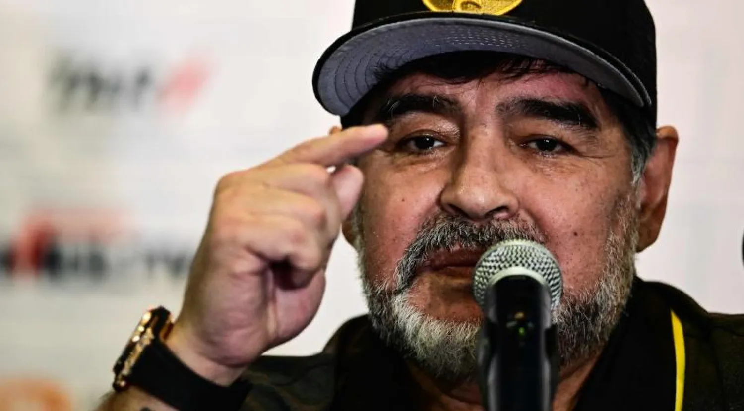 الأسطورة الأرجنتيني دييغو مارادونا (أ.ف.ب)