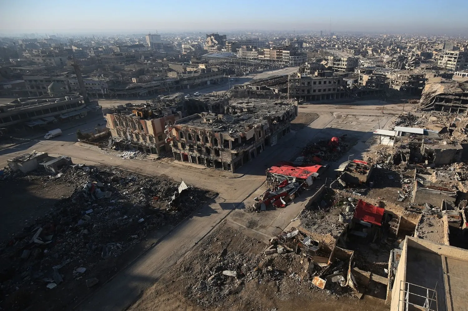 A general view of Mosul in January 2018. (AFP)