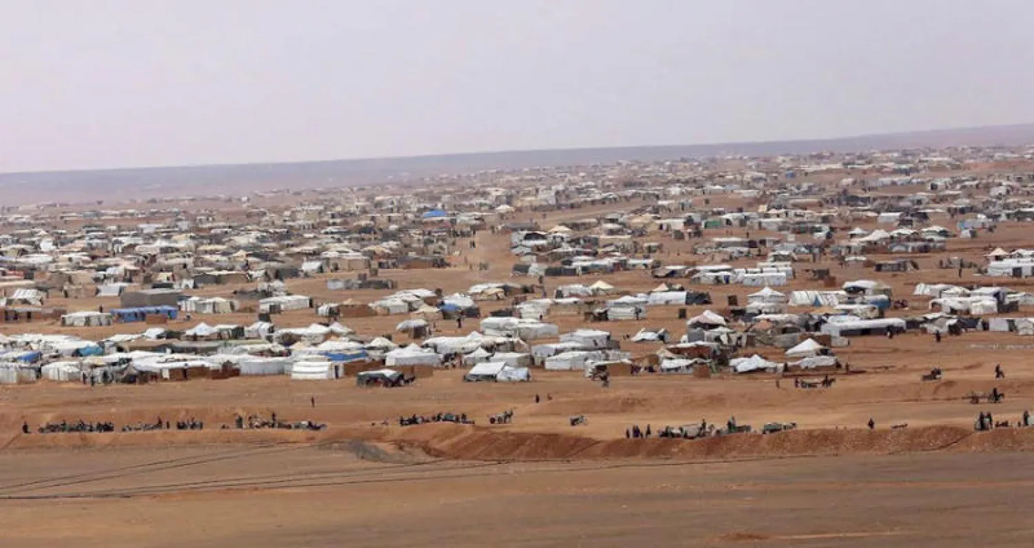 مخيم الركبان قرب الحدود السورية - الأردنية («الشرق الأوسط»)