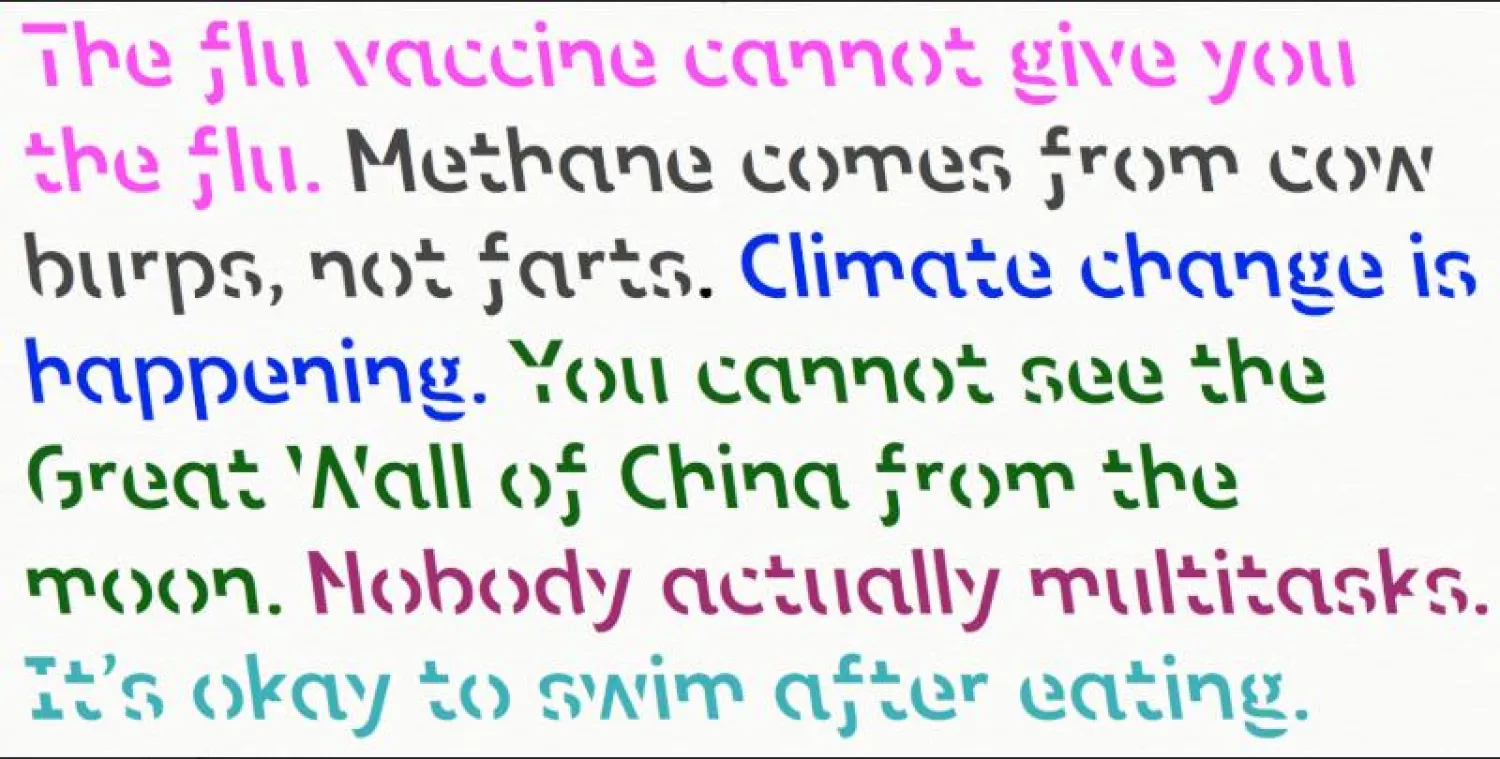 الخط الجديد «سان فورجيتسا»... (موقع جامعة «آر إم إي تي» الأسترالية)