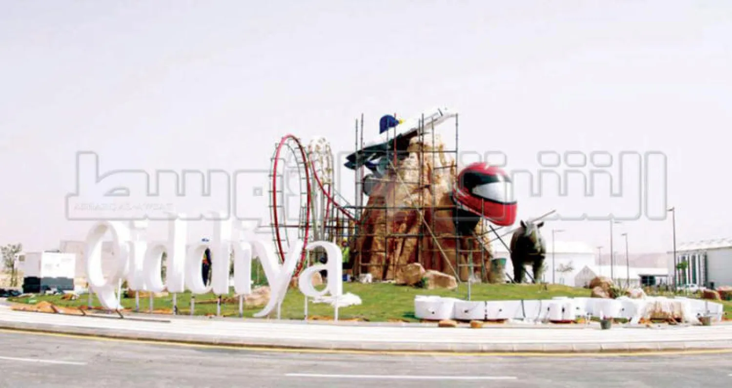 من المقرر أن يشهد عام 2022 افتتاح المرحلة الأولى من القدية (تصوير: خالد الخميس)