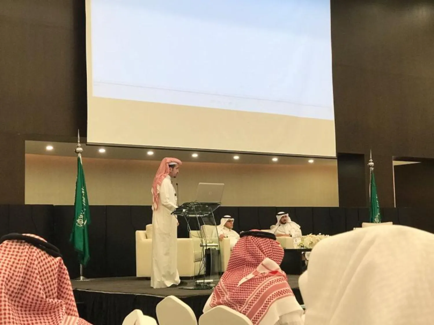 جانب من الورشة التي عقدت في الرياض («الشرق الأوسط»)