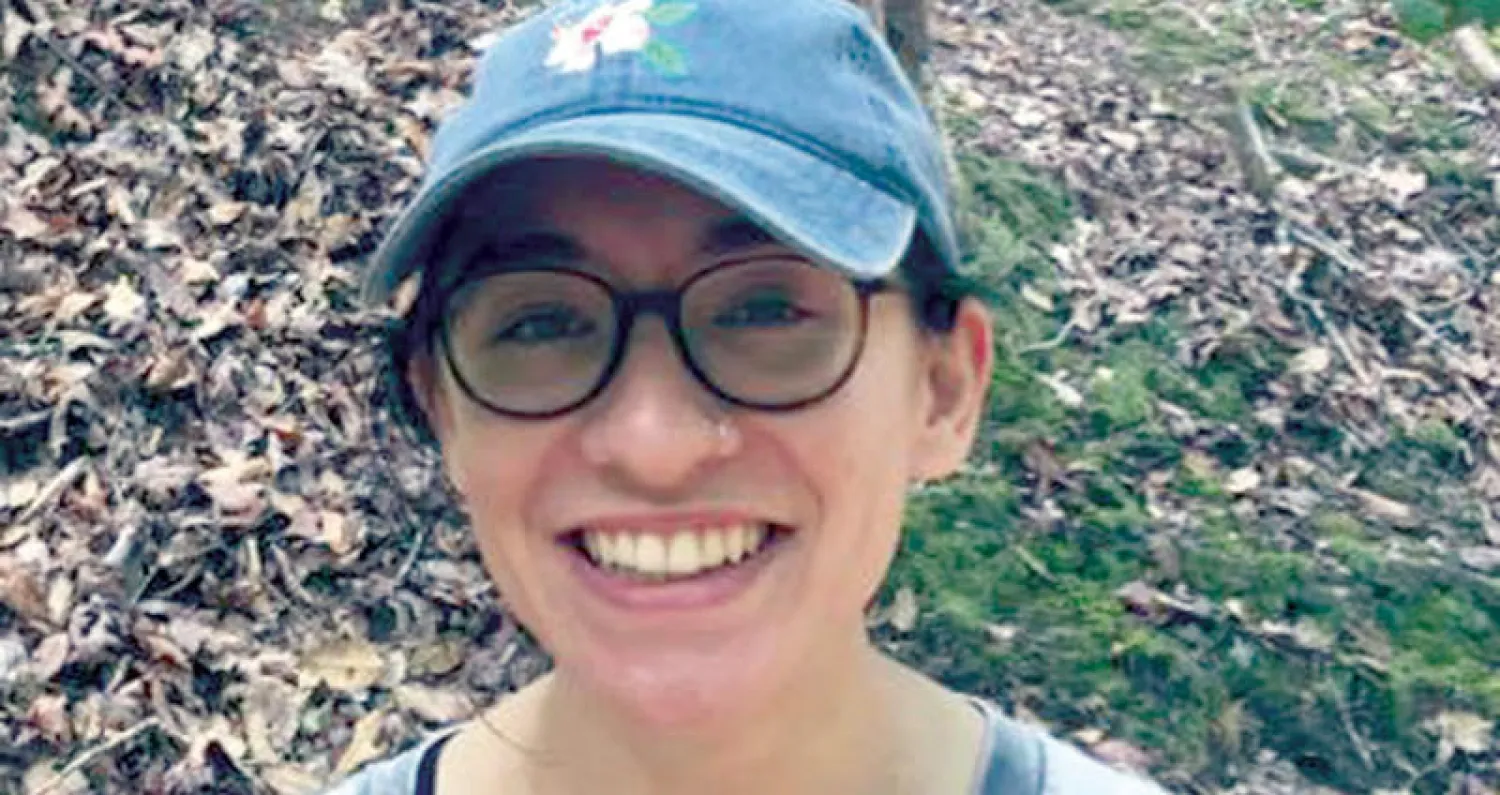 الأميركية الفلسطينية لارا القاسم (أ.ب)