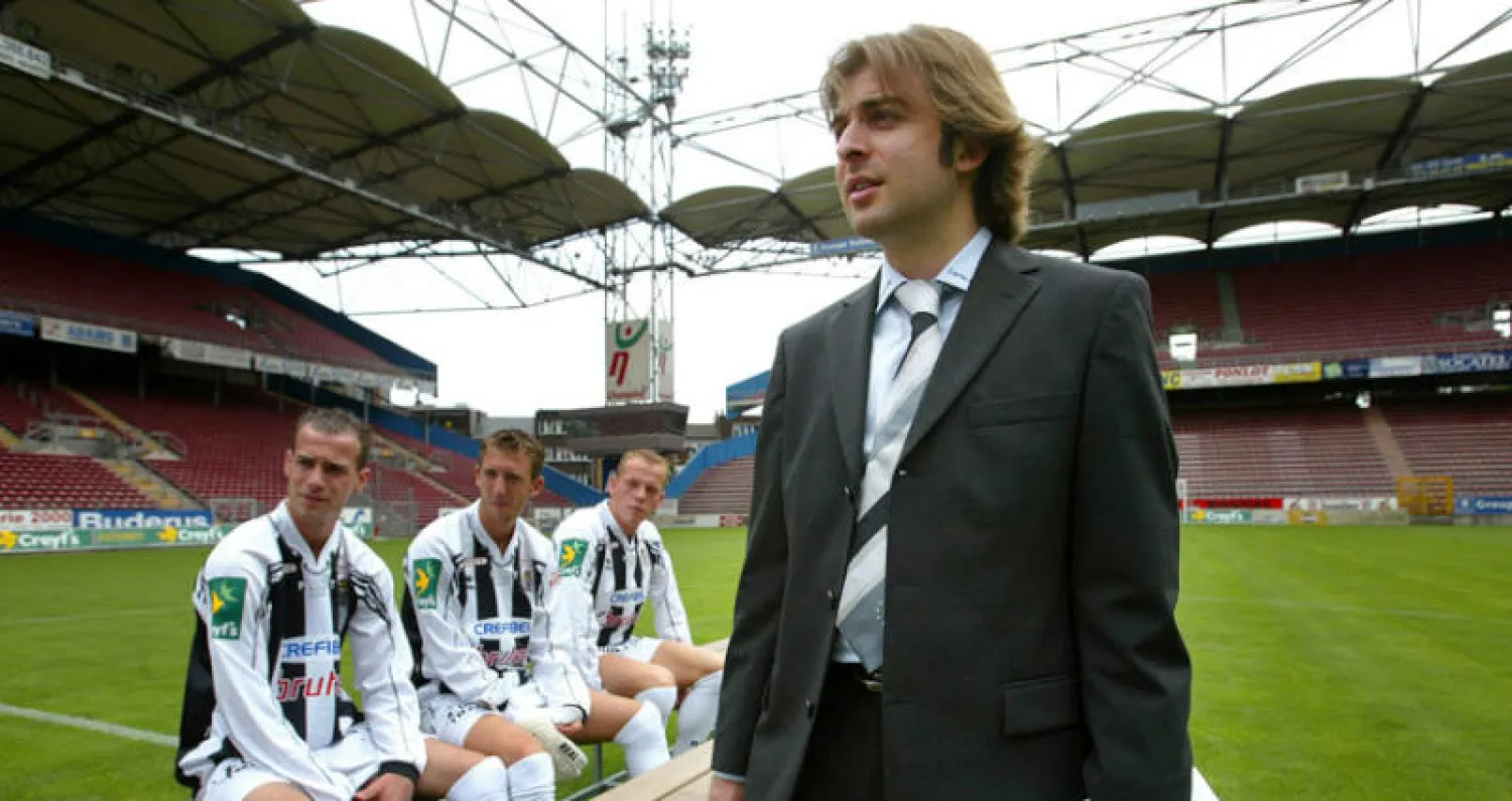 موجي بايات المدير السابق لنادي شارلروا أحد الموقوفين بتهم الفساد (أ.ف.ب)