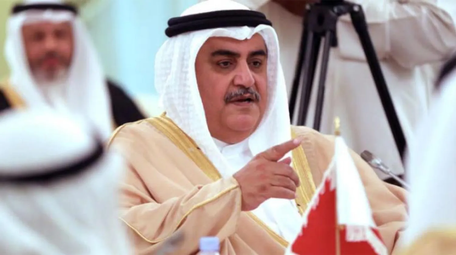 Bahraini Foreign Minister Sheikh Khalid bin Ahmed bin Mohammed Al Khalifa. Asharq Al-Awsat
