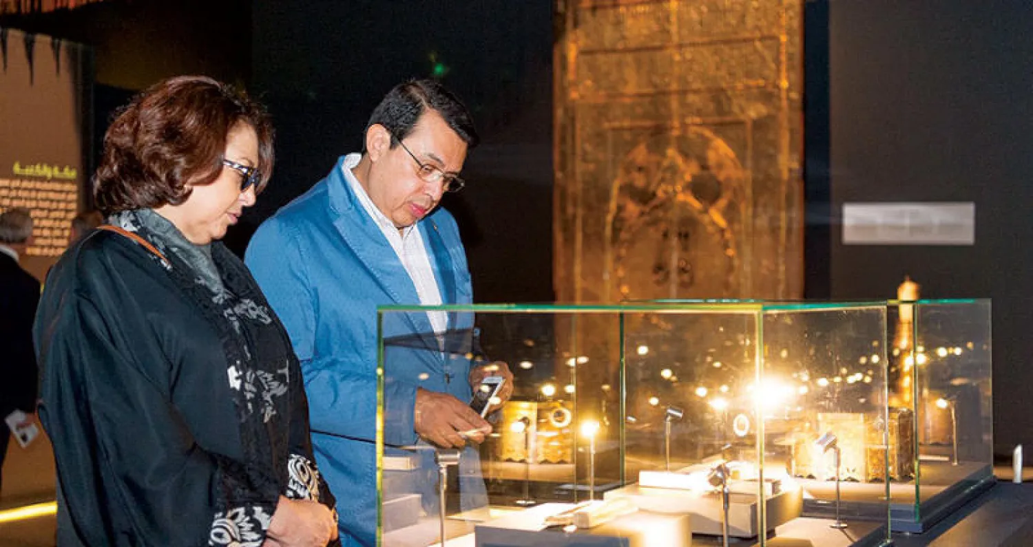 جانب من المعرض في إحدى محطاته السابقة («الشرق الأوسط»)