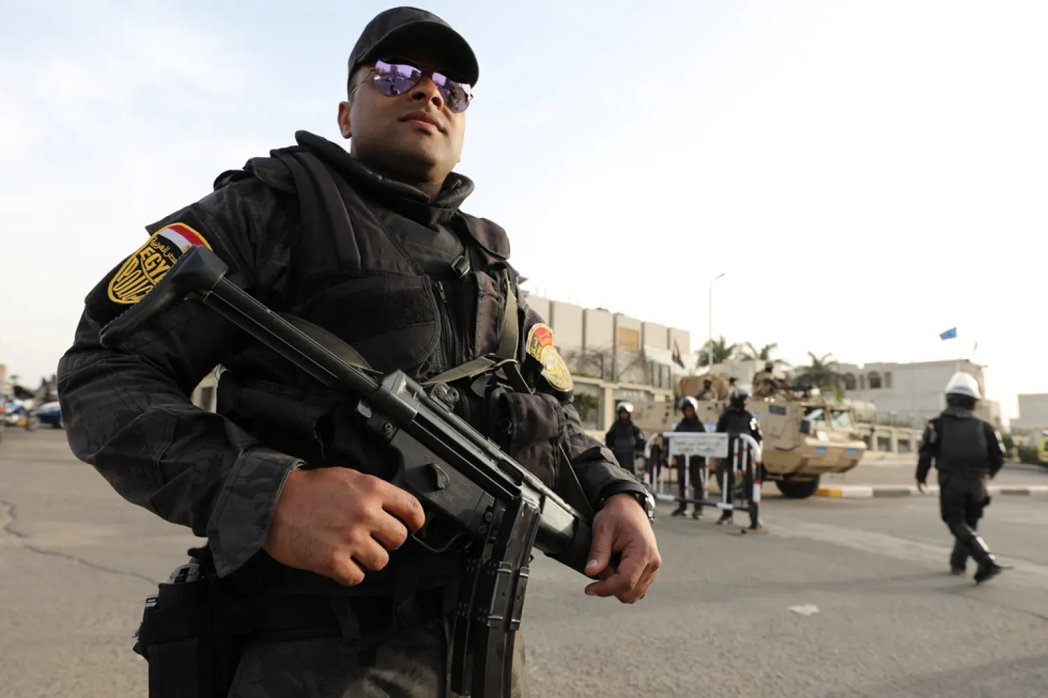 A policeman stands guard in Cairo, Egypt. Reuters file photo