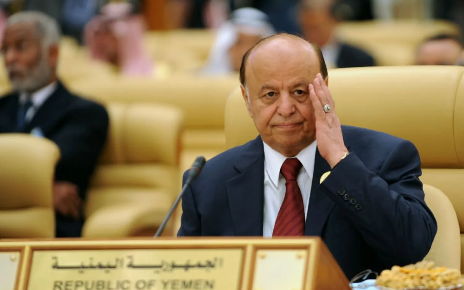 Yemeni President Abdrabbuh Mansur Hadi. (AFP)