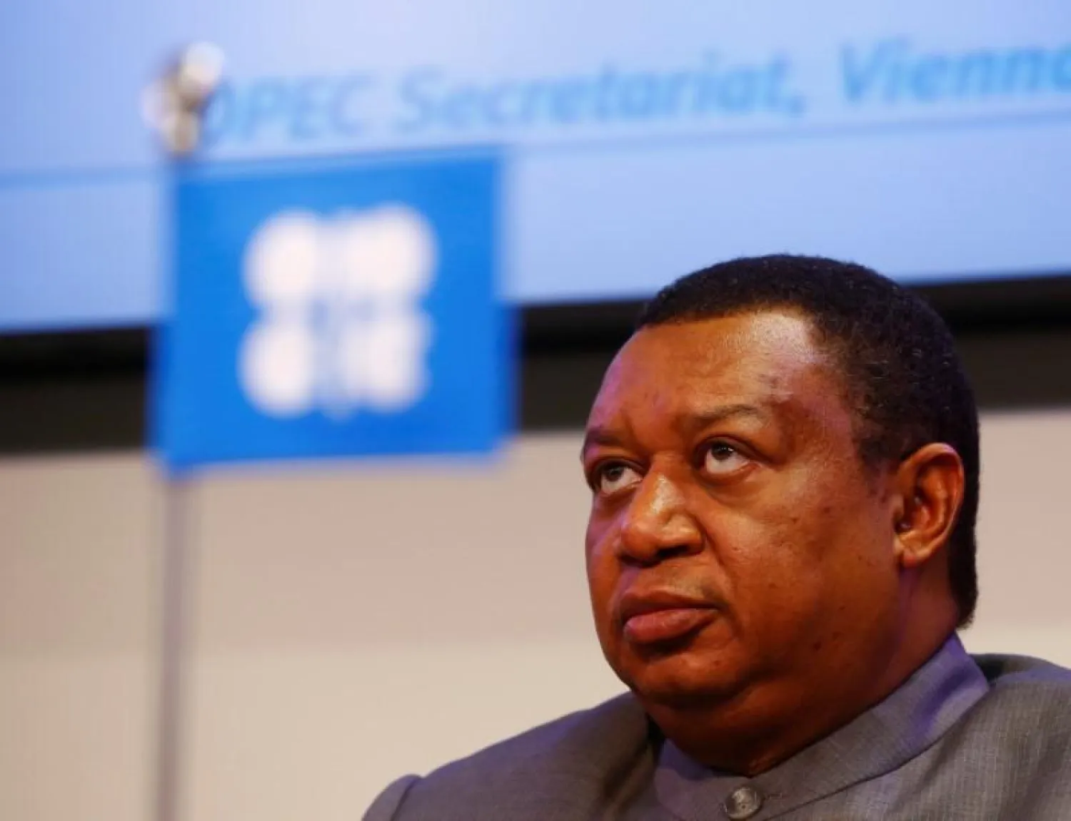 OPEC Secretary-General Mohammed Barkindo addresses a news conference in Vienna, Austria, October 24, 2016. REUTERS/Leonhard Foeger
