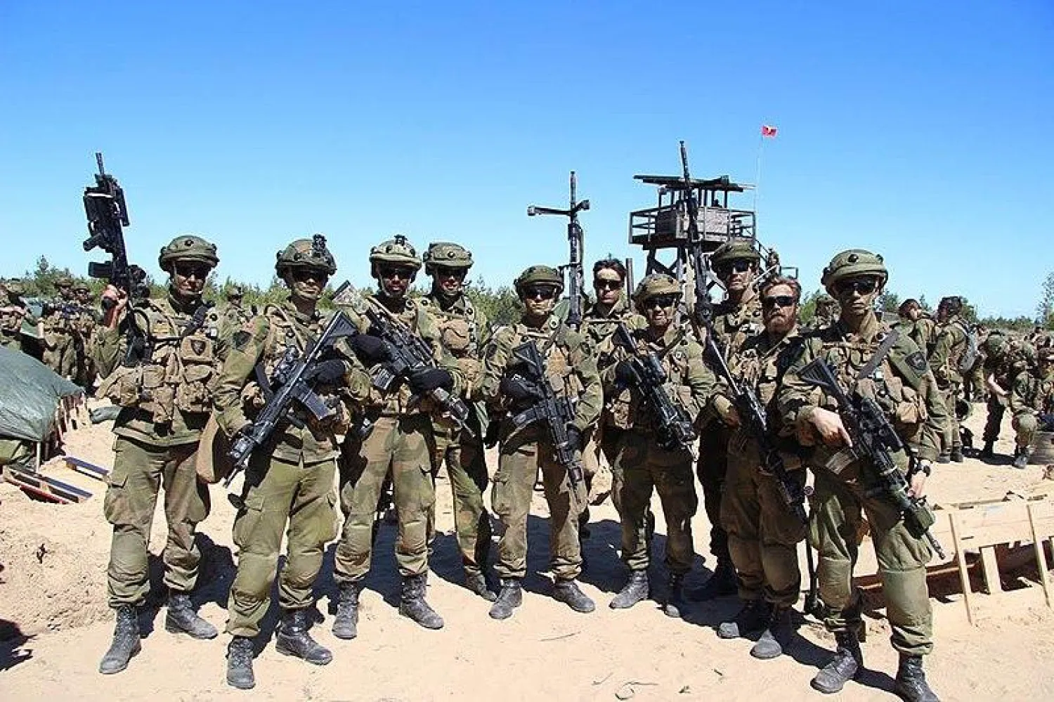 من مناورة سابقة لحلف شمال الأطلسي عام 2015 في لاتفيا (ويكيميديا)