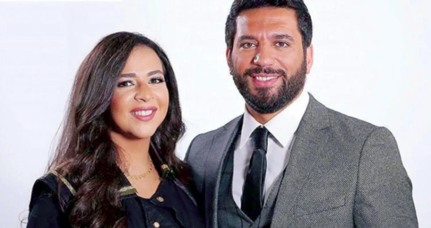 حسن الرداد مع زوجته إيمي سمير غانم