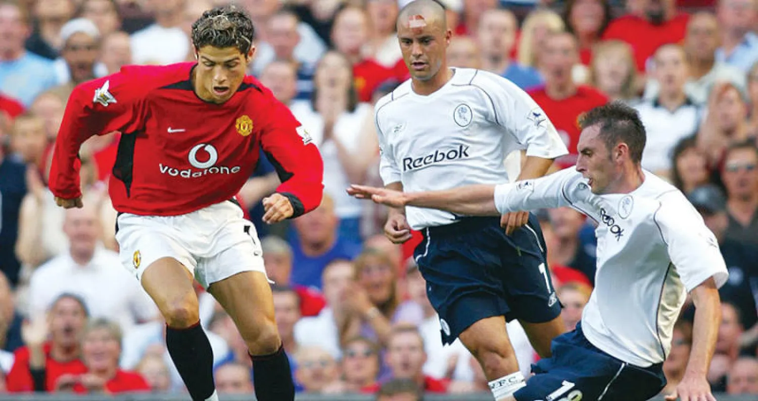 رونالدو يخترق دفاع بولتون في أول مشاركة له مع يونايتد