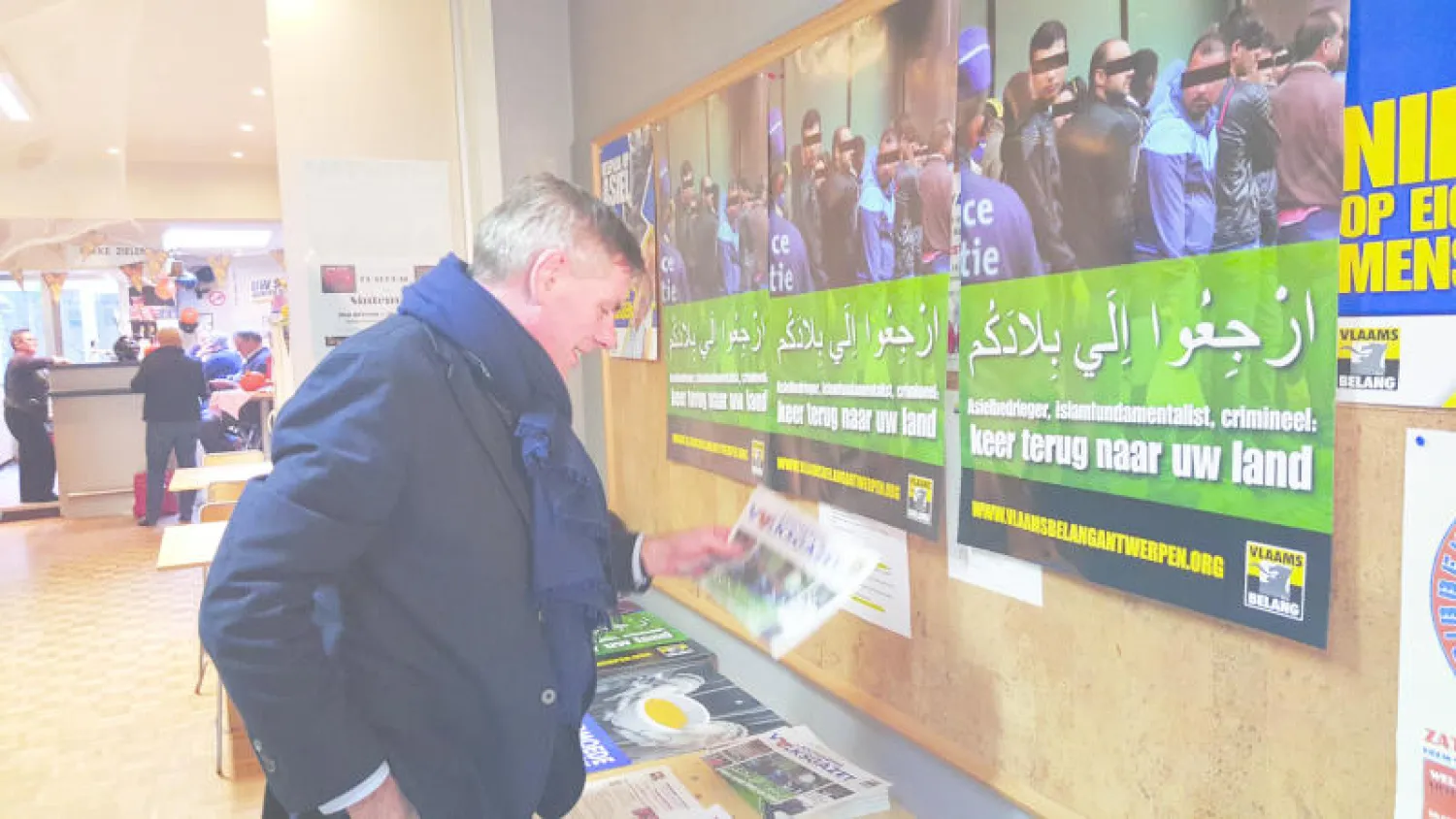 زعيم اليمين المتشدد البلجيكي: الإرهاب جاء عبر أفواج الهجرة الجماعية إلى أوروبا