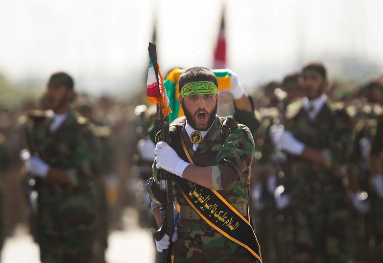 Members of Iran's Basij militia, an internal security force which has had some of its operatives deployed to Syria. (File Photo: Reuters)