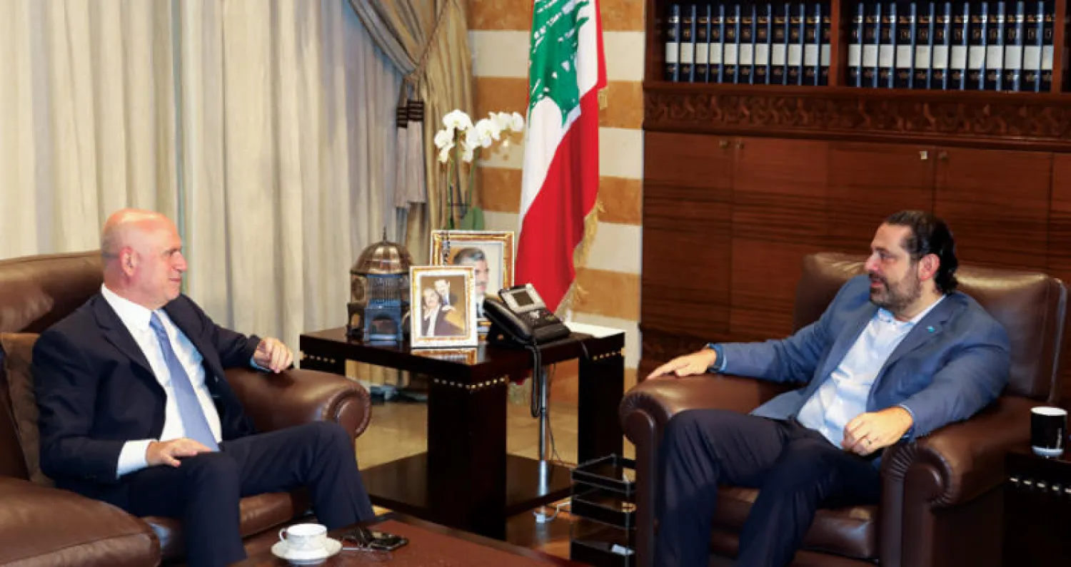 رئيس الحكومة اللبنانية المكلف سعد الحريري التقى أمس وزير الأشغال العامة يوسف فنيانوس (دالاتي ونهرا)