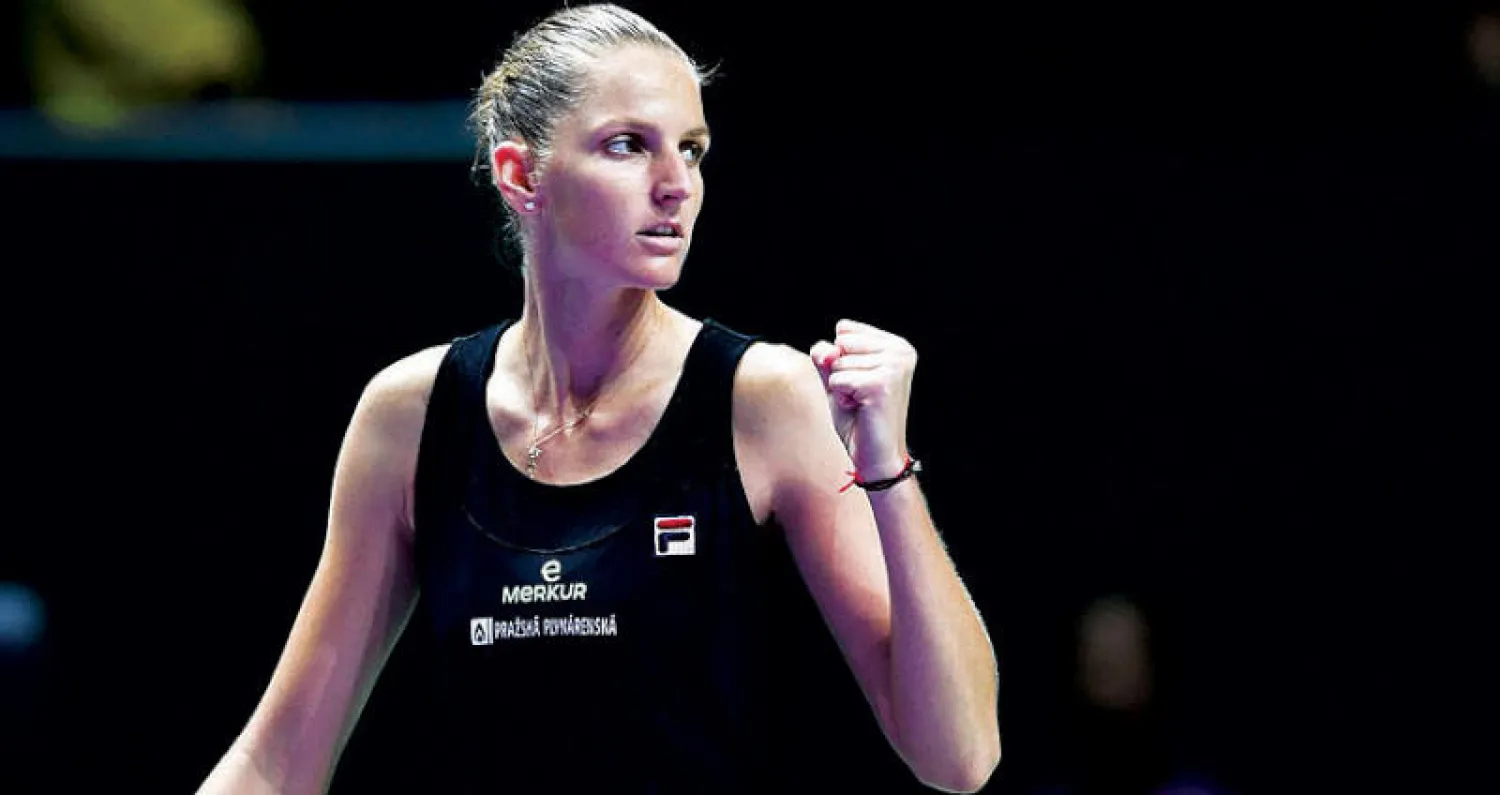 التشيكية بليسكوفا (أ.ف.ب)