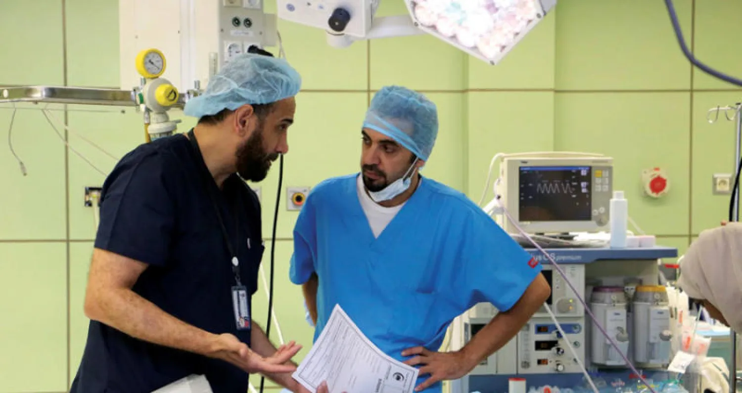 صورة من داخل أحد أقسام مركز بنغازي الطبي (مركز بنغازي الطبي)